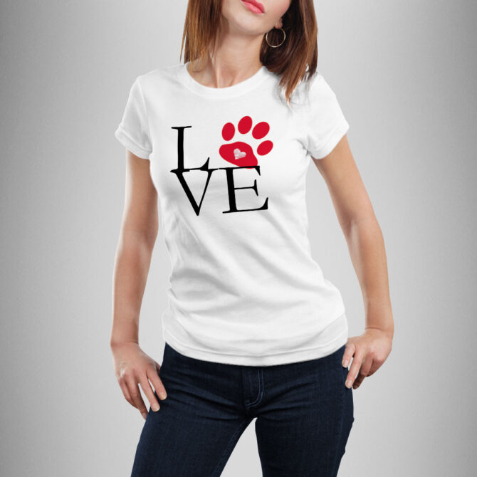 Camiseta I Love mascotas