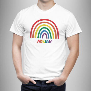 Camiseta Orgullo personalizada arcoiris