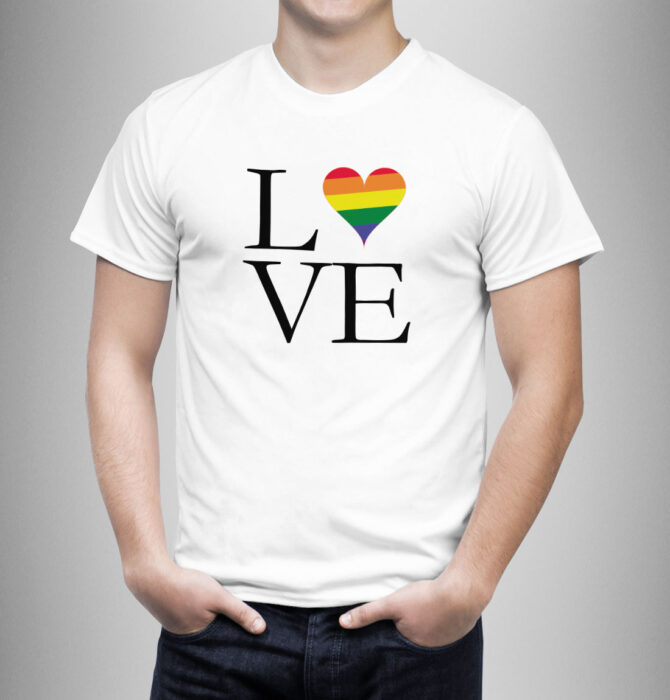 Camiseta Orgullo LOVE