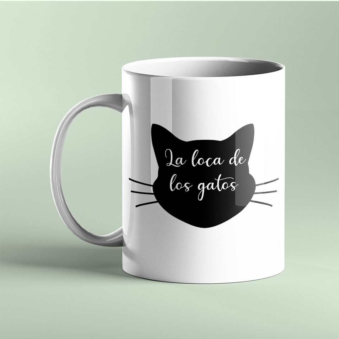 Tazas Personalizadas - Tú y yo y el gato - Regalos Personalizados - Spanish