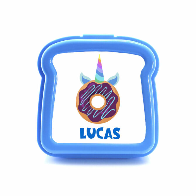 Fiambrera para sandwich personalizada modelo "Lucas"