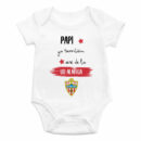 Body bebé diseño "Papi, yo también seré del Almería"