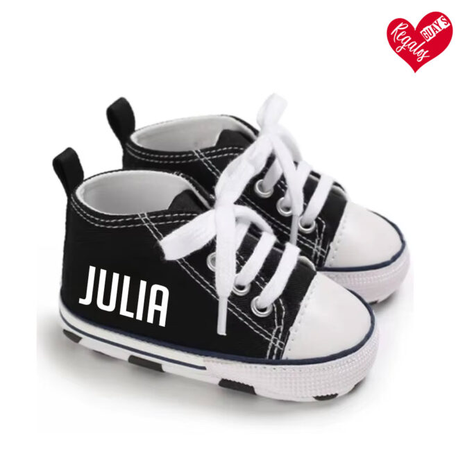 Zapatillas Personalizadas para Bebés negras