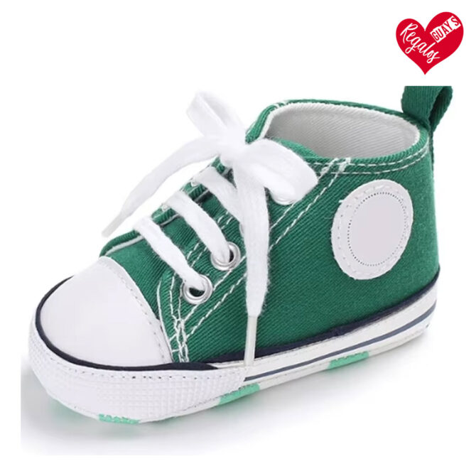 Zapatillas Personalizadas para Bebés verde