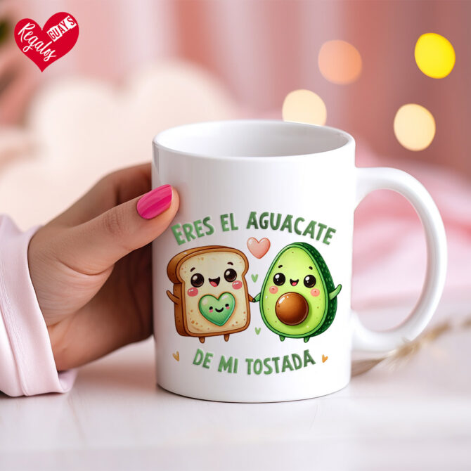 Taza personalizada Eres el aguacate de mi tostada