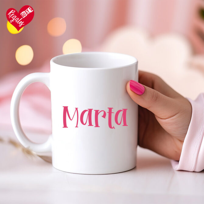 Taza personalizada "Eres el café de mi donut"