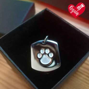 Colgante personalizado para cenizas de mascota